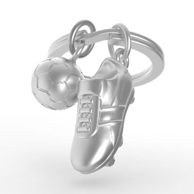 Shoe & soccer ball key ring - METALMORPHOSE