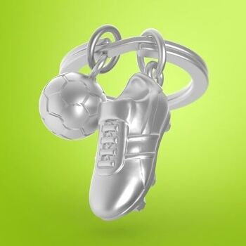 Porte-clés Chaussure & ballon de foot - METALMORPHOSE 9