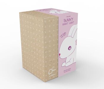 Veilleuse LED enfant Cotton le lapin (piles) - DHINK 4