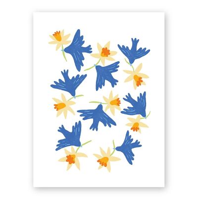 Poster . Daffodils