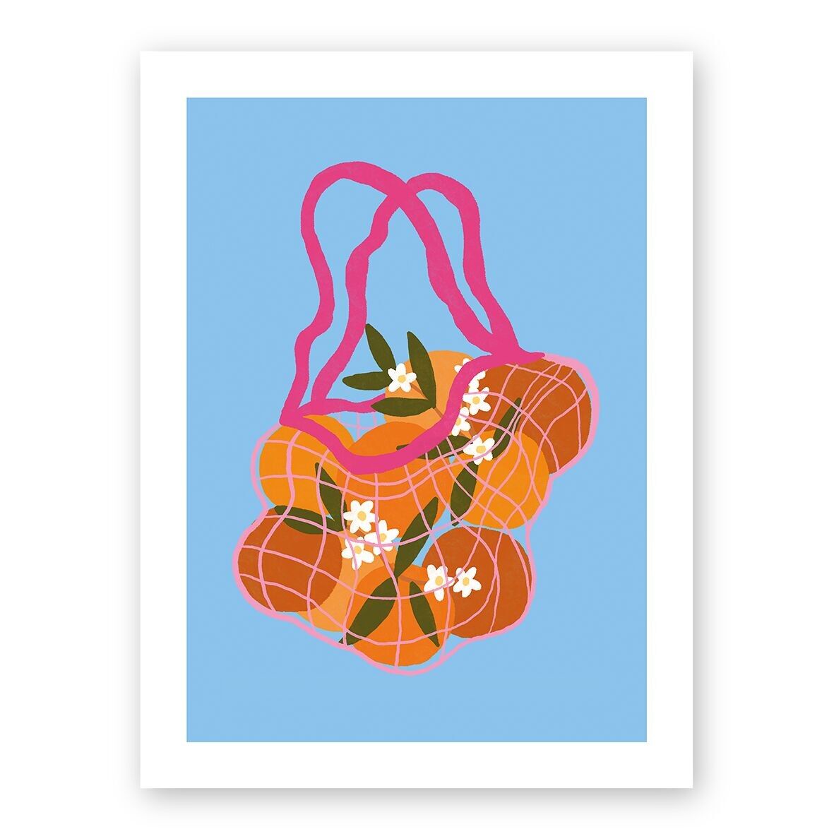 Cartel. Flor de naranjo