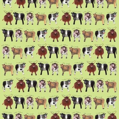 Cow collection large chunky notebook