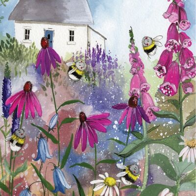 Bee Garden Large Chunky Notebook
