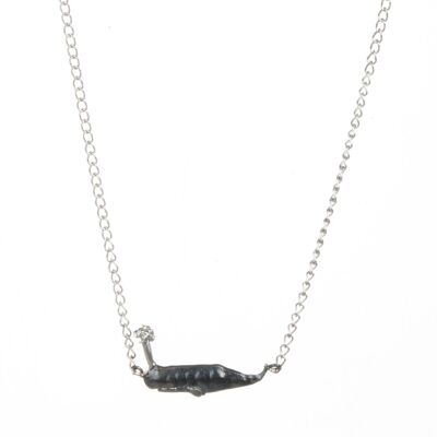 Handmade Sterling Silver Sperm Whale Pendant