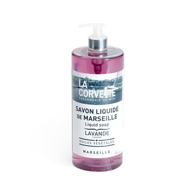 Lavender Marseille liquid soap – 1L