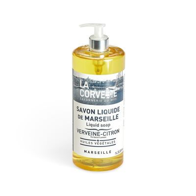 Liquid Marseille soap Verbena-Lemon – 1L