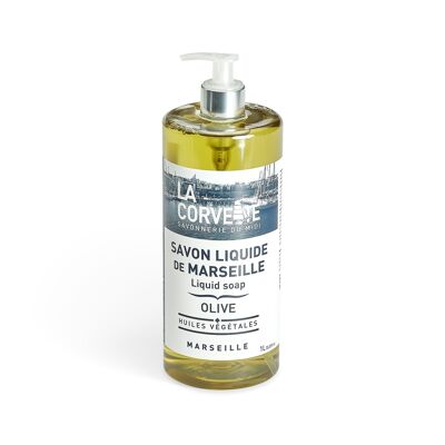 Flüssigseife aus Marseille Olive – 1L