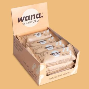 Waffand'Cream - Chocolat blanc fourré au beurre de cacahuète - boîte de 12 tablettes 3