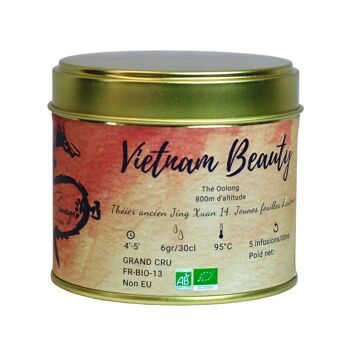 Thé Oolong Vietnam Beauty en boîte - GRAND CRU 2