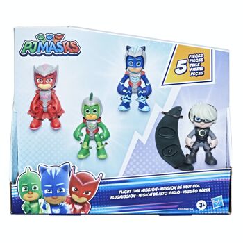 PJ MASKS - PYJAMASQUES PACK DE 4 FIGURINES MISSION 1