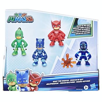 PJ MASKS - PYJAMASQUES PACK DE 4 FIGURINES MISSION 4