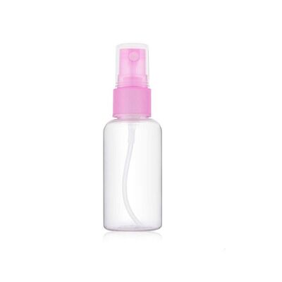 Mini botella de spray vacía - 50ml - tapón BLANCO recargable