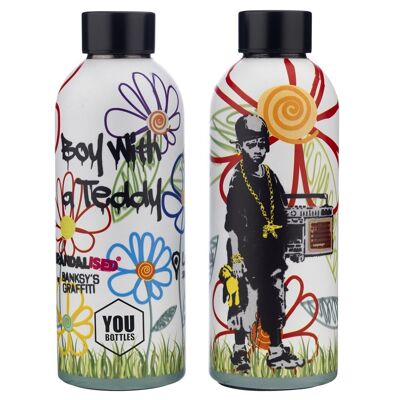BOTTIGLIA TERMICA 500 ML - Ragazzo con Teddy