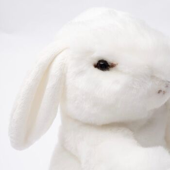 Mon lapin ernest - blanc - petit- 30 cm 2