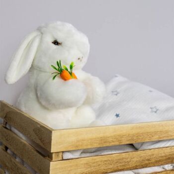 Mon lapin ernest - blanc - petit- 30 cm 3