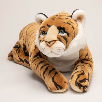 Mon tigre césar - tigré - grand - 75 cm