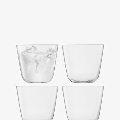 Arc Tumbler 260ml Clear x 4