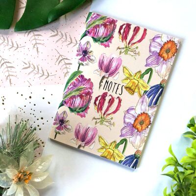 Cuaderno de Bolsillo Floral (5 Cuadernos de Bolsillo)