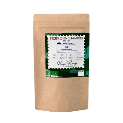 Loose Enchanted Rice Paddies Green Tea - Mixed Tea