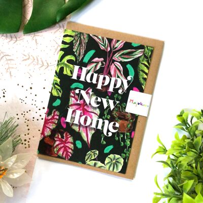 Happy New Home Houseplant Card