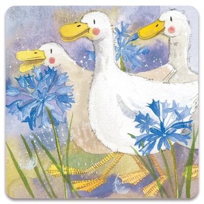 Three Ducks Fridge Magnet