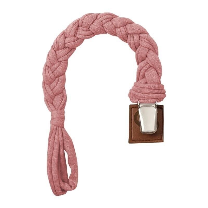 Attache tétine tressée tétine Blush Light