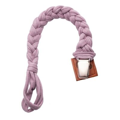 Pacifier Holder braided pacifier Lavender Light