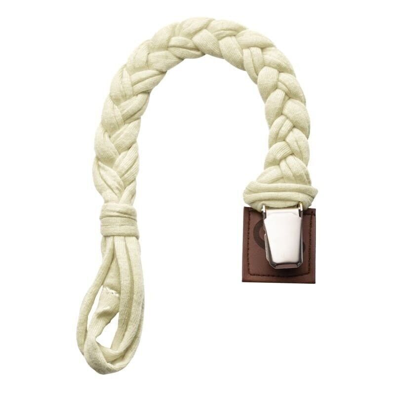 Porta ciuccio intrecciato ciuccio Vanilia