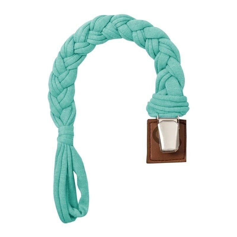 Porta ciuccio intrecciato ciuccio Menta