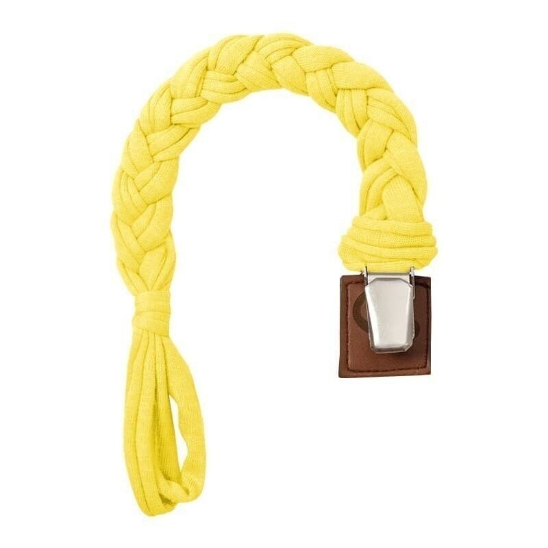 Attache sucette tressée tétine Ananas