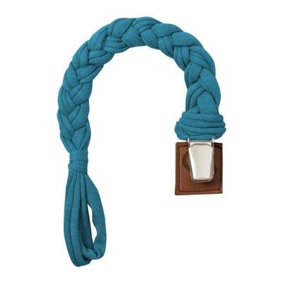 Attache sucette tressée tétine Dark Teal