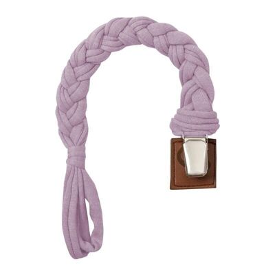 Pacifier Holder braided pacifier Dusky Lilac