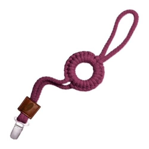 Pacifier holder with RING Wine