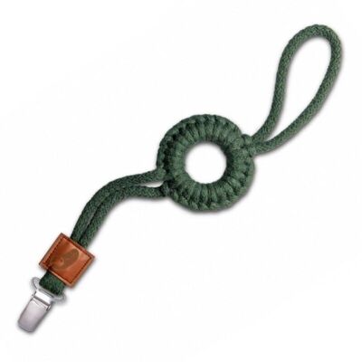 Schnullerhalter mit RING Green Hunter