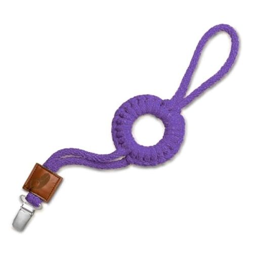 Pacifier holder with RING Lavender