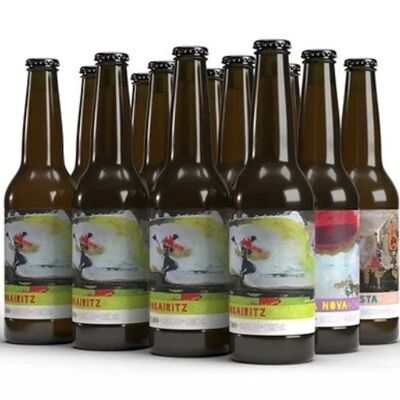 Cerveza BDQ Co. | Paquete belga (caja mixta 12 x 33cl) | cerveza