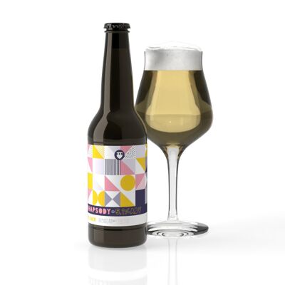 Compañía de cerveza BDQ | Rapsodia | Pilsner | 5,2% | cerveza 33cl