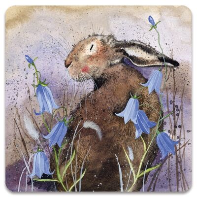 Hare and Harebells Fridge Magnet