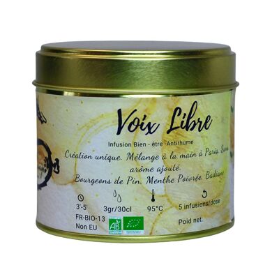 Voix Libre herbal tea in box