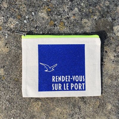 Bag pouch "RENDEZ-VOUS ON THE PORT" 🌈