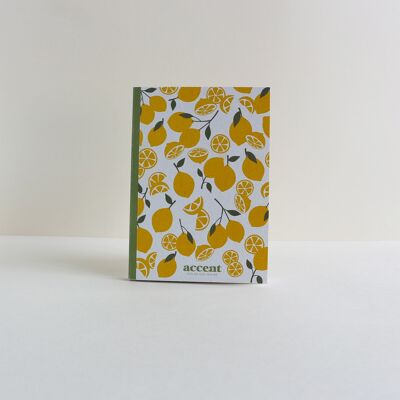A6 Notebook - Lemons