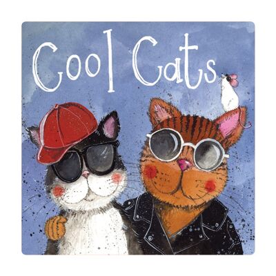 Cool Cats Fridge Magnet