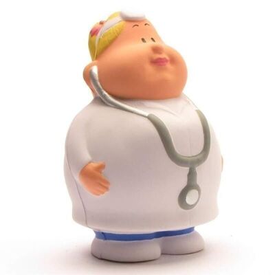 Sr. Bert - Dr. Berta - pelota antiestrés - figura aplastada