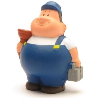 Mr. Bert - plumber Bert - stress ball - crushed figure