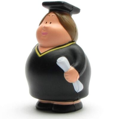 M. Bert - Berta diplômée - balle anti-stress - figurine écrasée