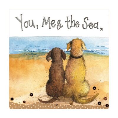 You, Me & the Sea Fridge Magnet
