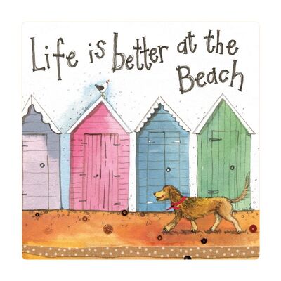 Life is Better at the Beach Fridge Magnet