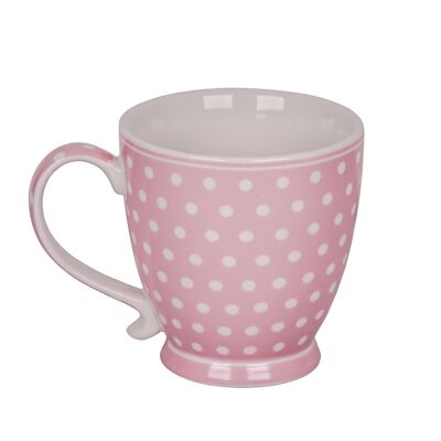 Tazza in porcellana Pois rosa 430 ml Isabelle Rose