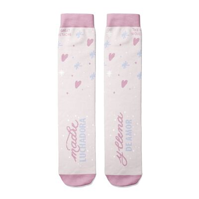 CHAUSSETTES "MÈRE COMBATTANTE ET PLEINE D'AMOUR"