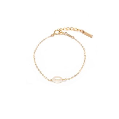 Cami 14k Gold Pearl Bracelet